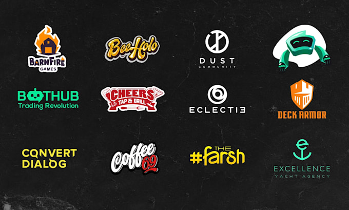create a unique modern minimalist logo for your brand