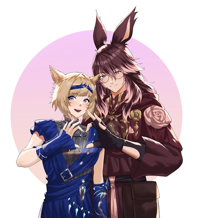 draw ffxiv original character