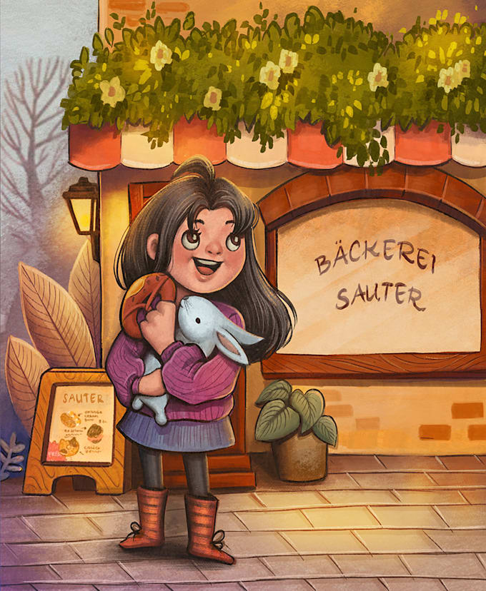 draw children art llustration for your stories