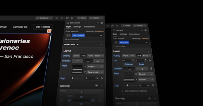 design or redesign website for your business with webflow