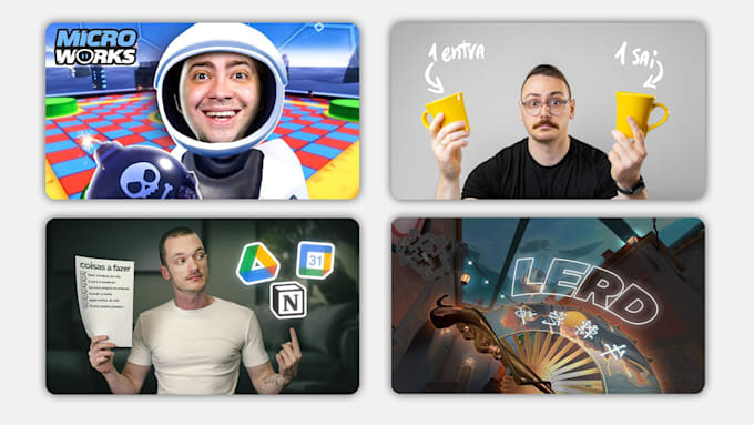 Create an eye catching thumbnail for your youtube channel by Lerdzin ...