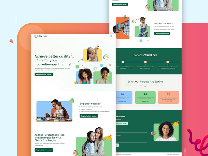 design landing page UI UX in figma I website design with unlimited revisions