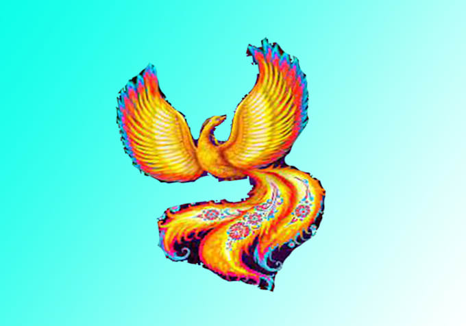 design creative phoenix bard mascot logo for your business