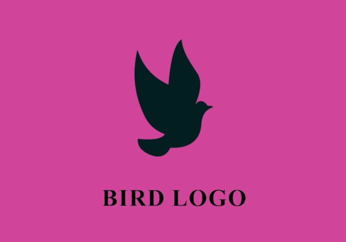 design bird logo with my creative thinking