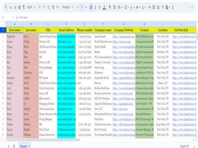 do b2b lead generation, linkedin recruiting, sourcing and email list building