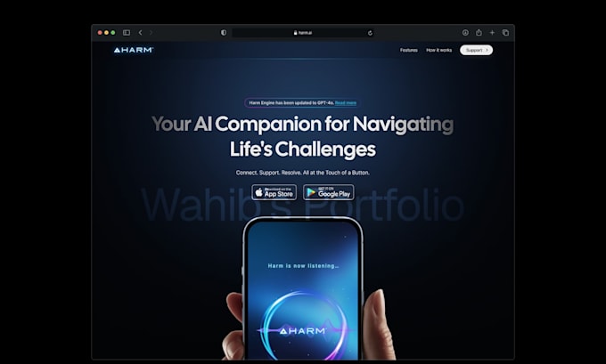 design modern web3 crypto landing page UI UX in figma