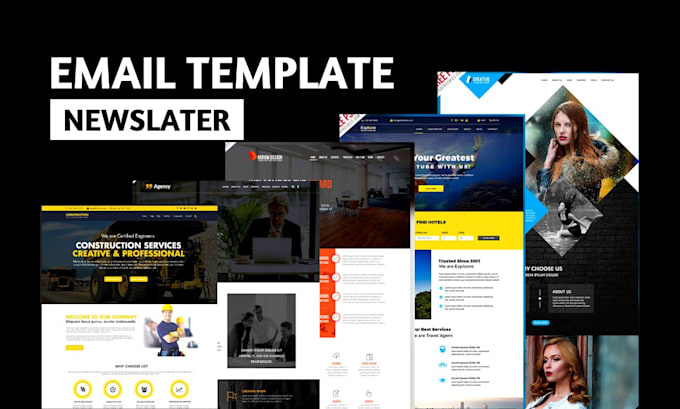 Create mailchimp email template or newsletter automation within 12