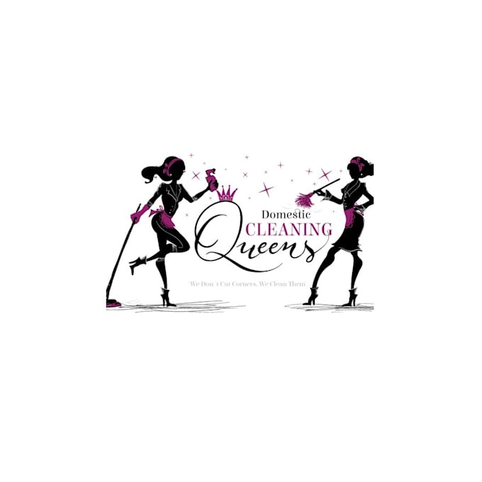 Design famous original domestic cleaning queens logo by Wilton_ferguson