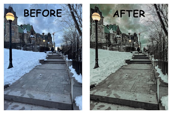 do photo editing and photo retouching