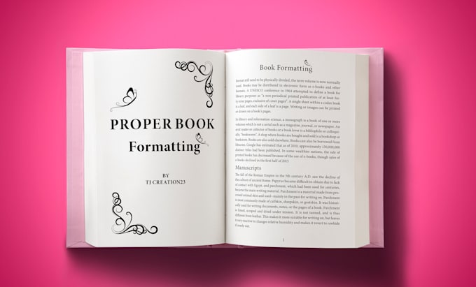 do formatting and layout design professionally for your book