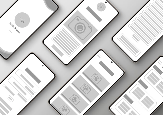 design low and high fidelity wireframes for your mobile app and web