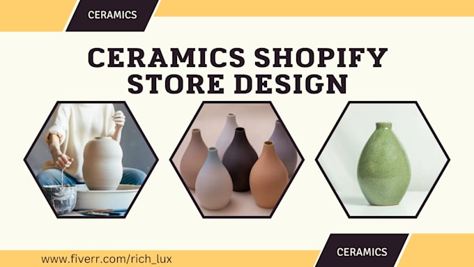 build profitable ceramic shopify store, pottery store, tiles shopify store