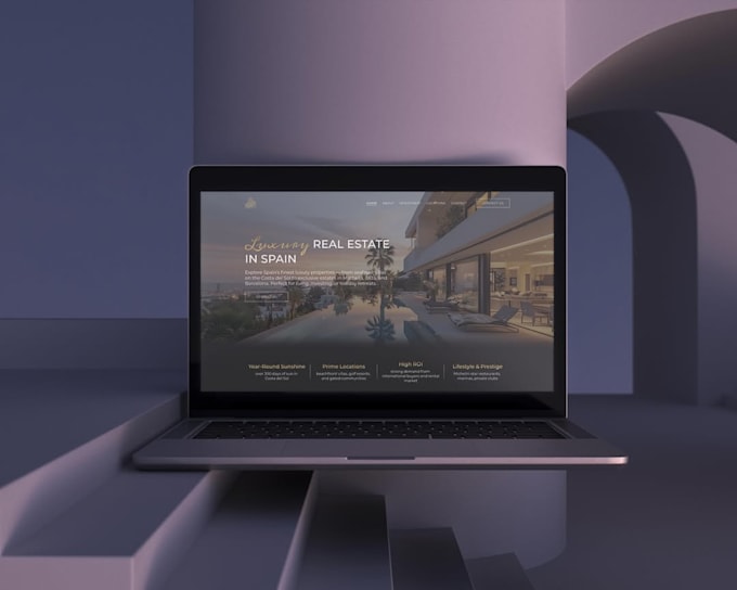 do UX UI landing page, one pager design