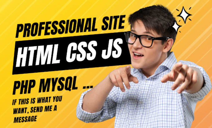 Create custom website using html, css, php and mysql by Drissnaciri23 ...