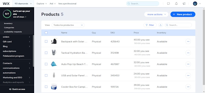 do product listing for ecommerce