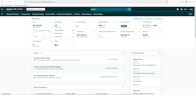 manage and grow your amazon fba store as an expert virtual assistant