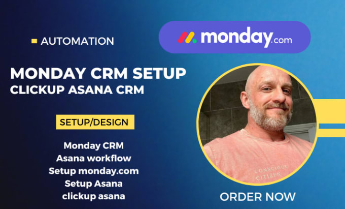 Do monday crm setup clickup asana crm automation by Scott bean Fiverr