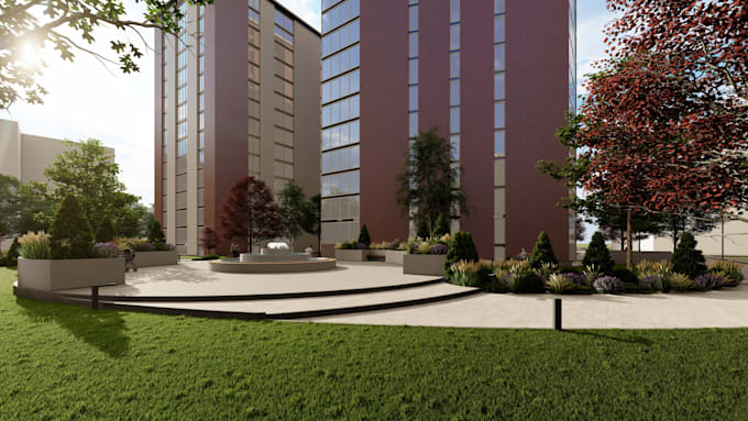 convert your 2d house plan in a 3d building