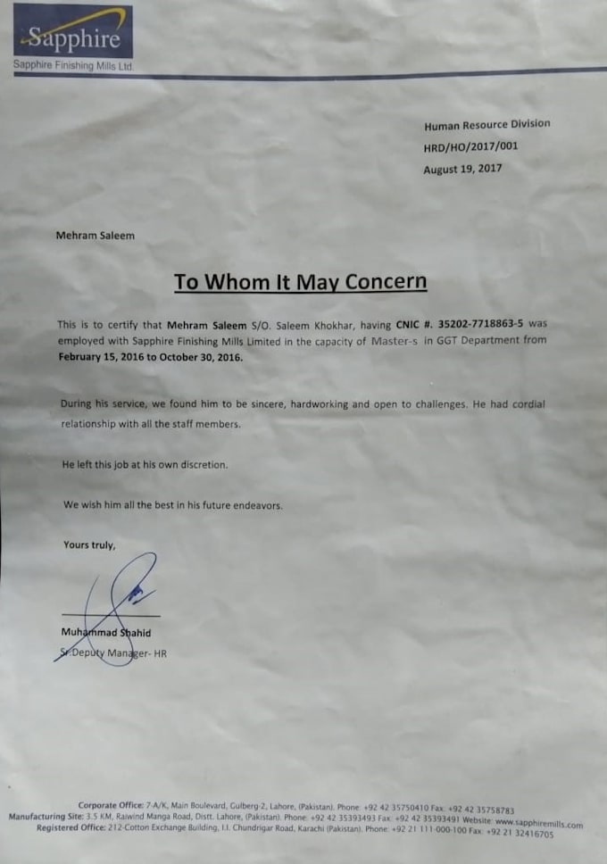 Do pattern making and bulk inspection and garment technician by