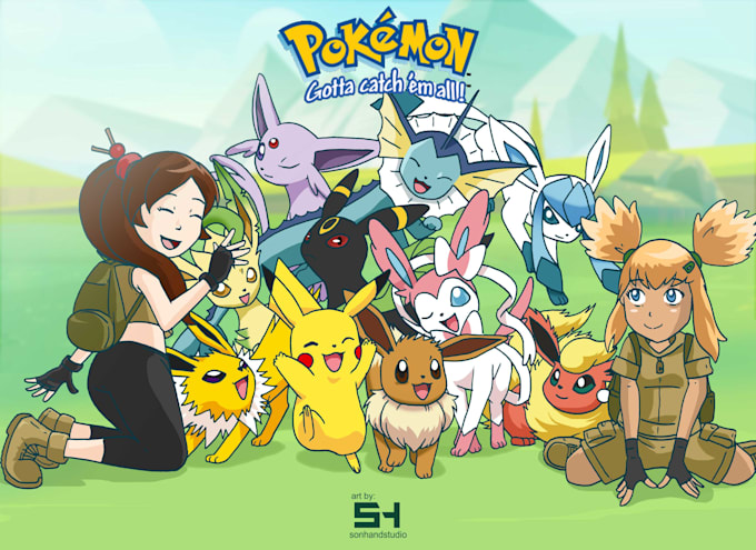 draw you to be a cool pokemon trainer