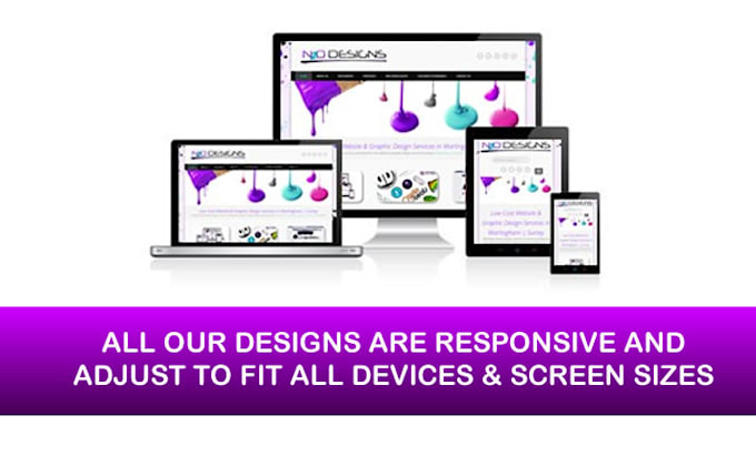 Create For Less Website Create a responsive website for your business by N2odesigns | Fiverr