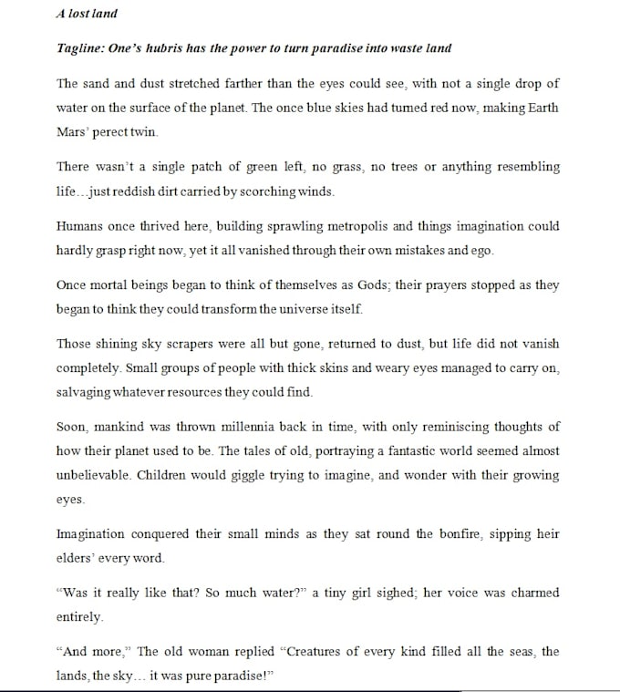ghostwrite your fantasy sci fi novel or short story