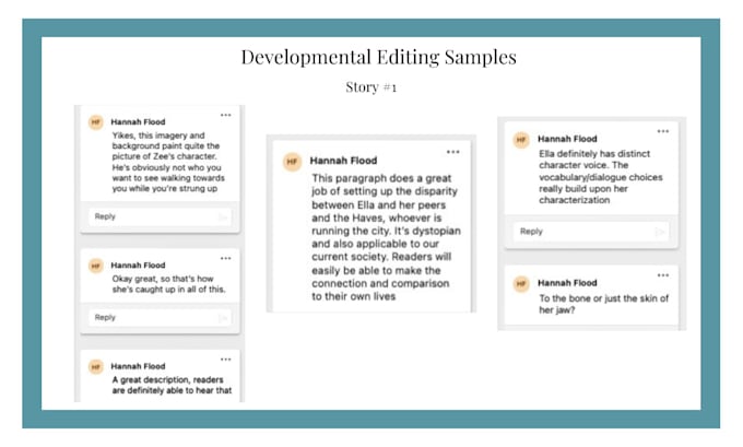 developmentally edit your fiction book