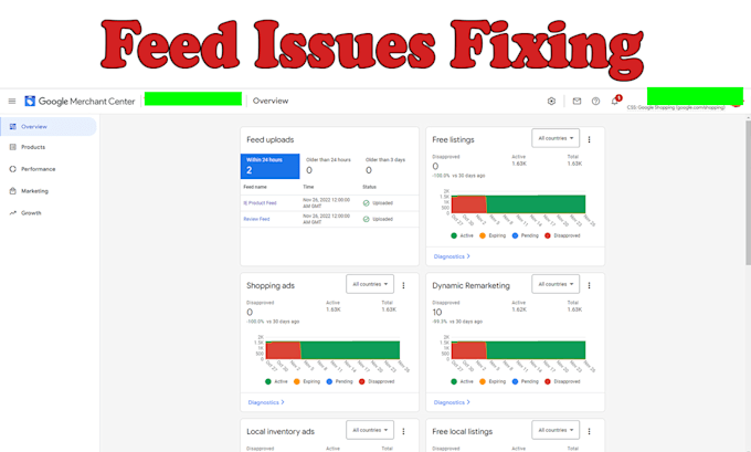 fix google merchant center product feed issues