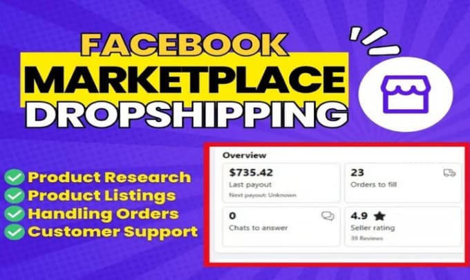 do amazon to facebook marketplace and shop dropshipping