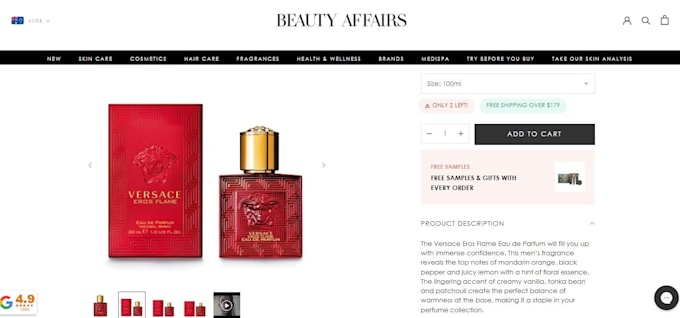 write SEO friendly luxury perfume descriptions that sell