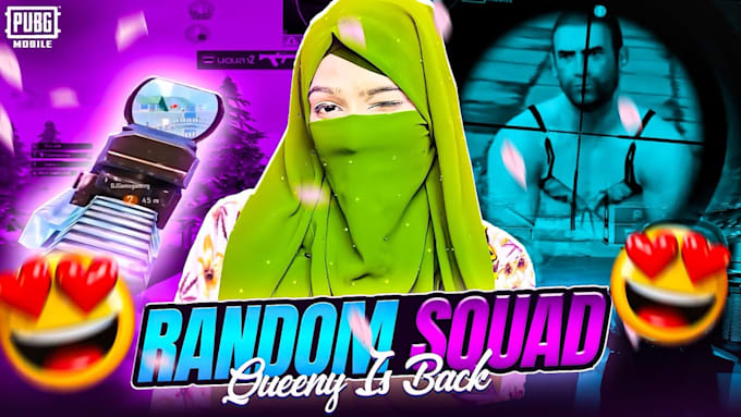 make eye catching thumbnail of pubg for youtube