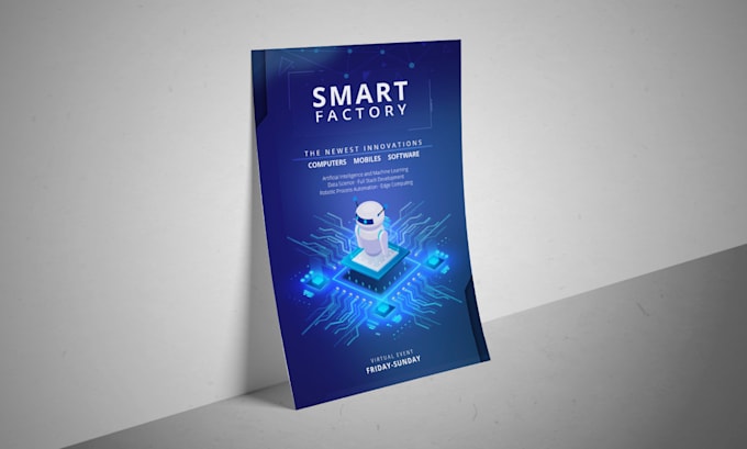 create professional flyer and poster for corporate or event