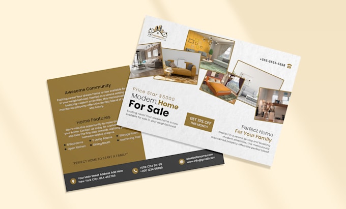 do eddm postcard design or real estate postcard design
