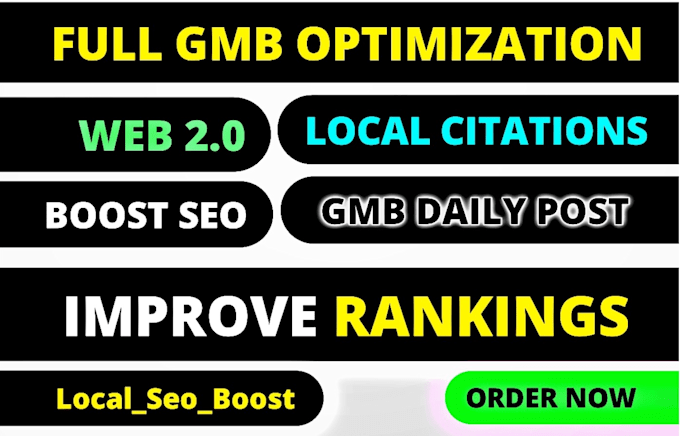 optimize google my business listing for gmb ranking and seo
