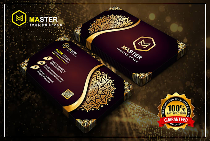 design business card and brand identity