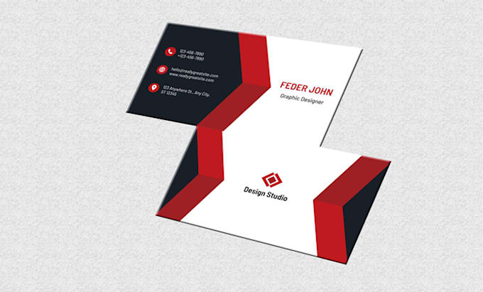 design business card, letterhead, and stationery brand identity items