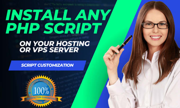 install any PHP script on your hosting or vps server