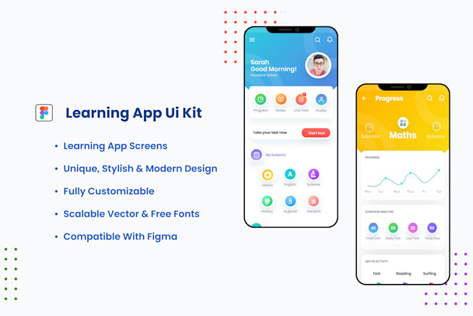 Do stunning app, web, and dashboard ui ux design using figma by ...