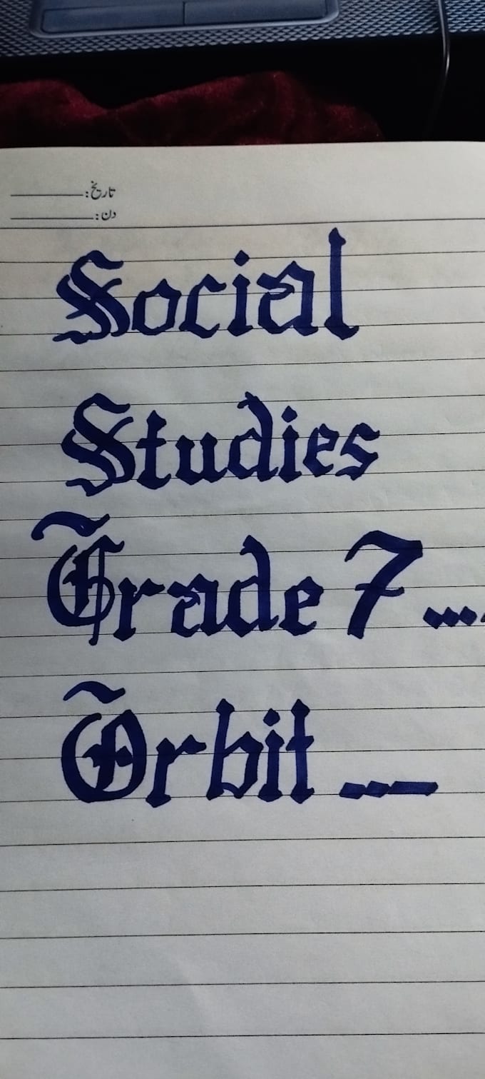 do handwriting notes and letter
