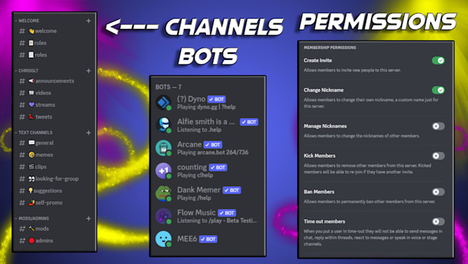 Create a custom discord server by Chris_trood | Fiverr