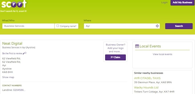 do best UK local citations and directory submission