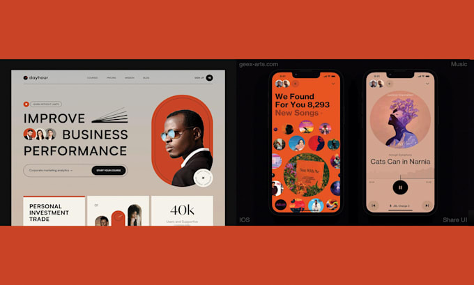 Design a modern ux ui design for your website or app by Edgestudio334 ...