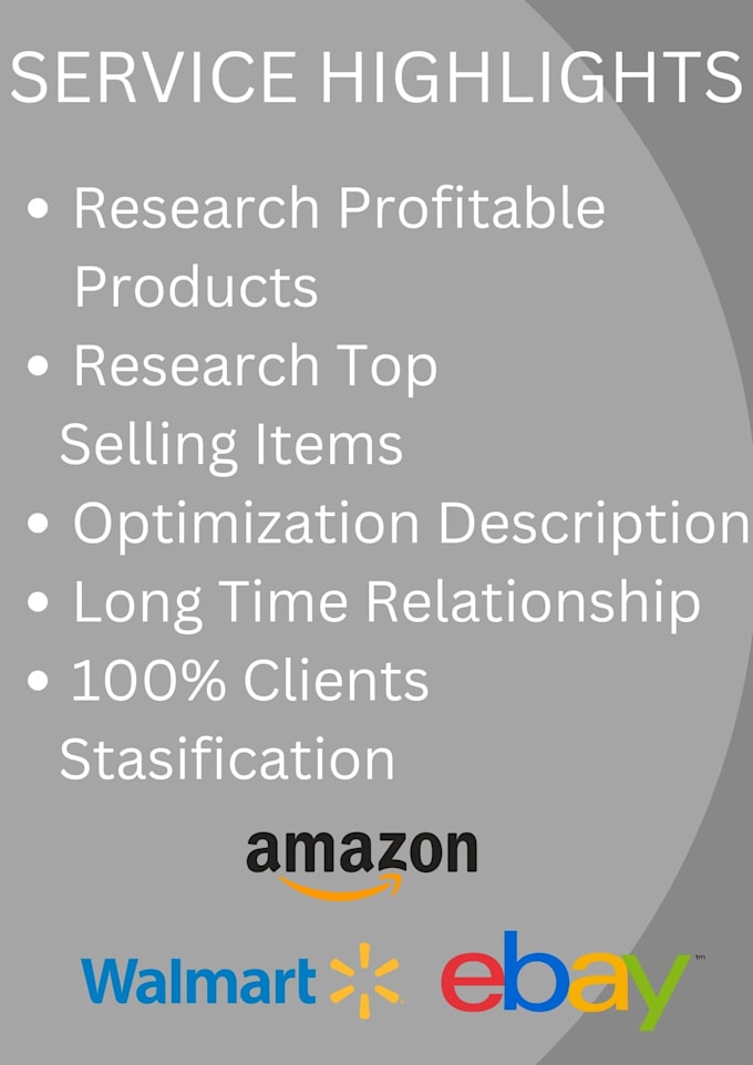 be your VA amazon or walmart to ebay drop shipping