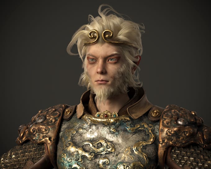 create a 3d character model for you