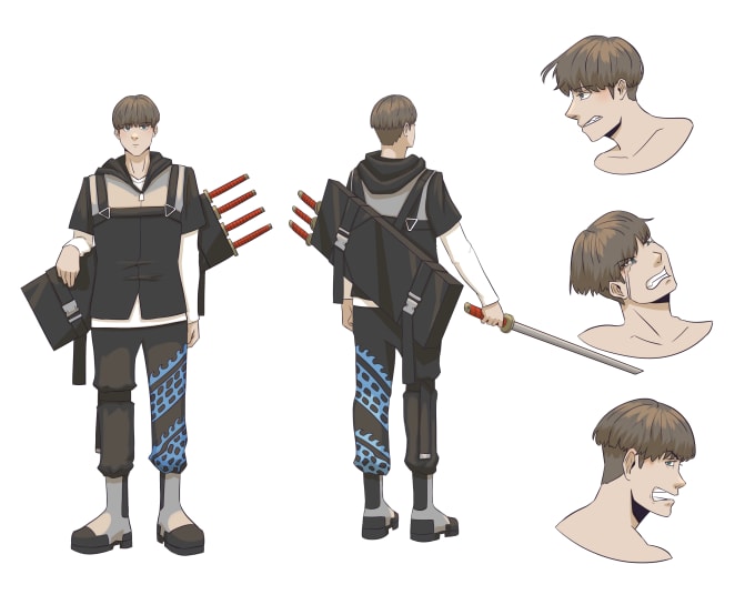 Create Character Concept Sheets By Vermillionart Fiverr Create Character Concept Sheets By Vermillionart Fiverr