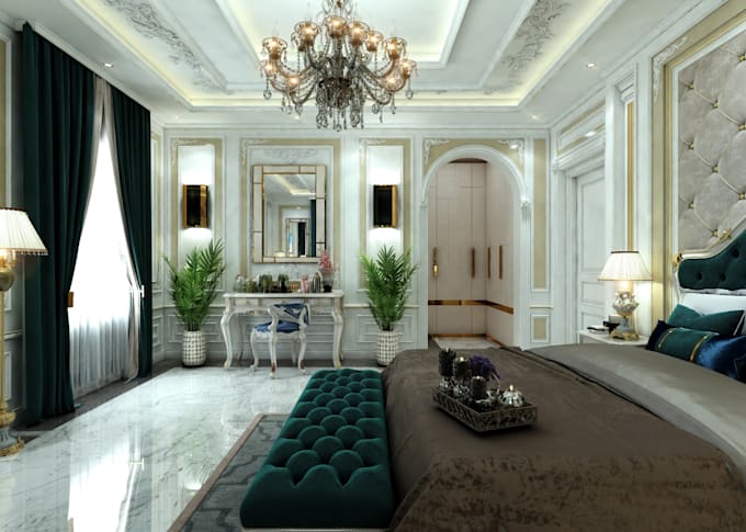 design any interior drawings in auto cad