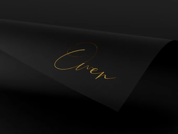 design a modern and elegant signature logo