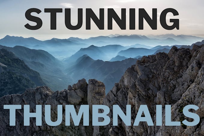 design the best thumbnail for your youtube video