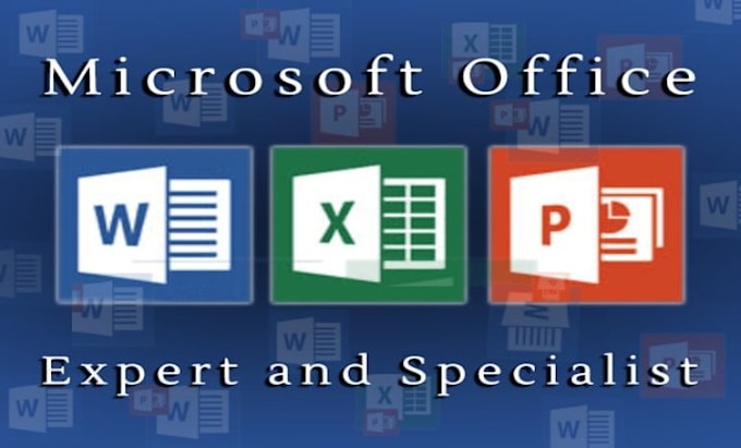 Do microsoft office word, excel, powerpoint projects by Irfan_seo_ | Fiverr
