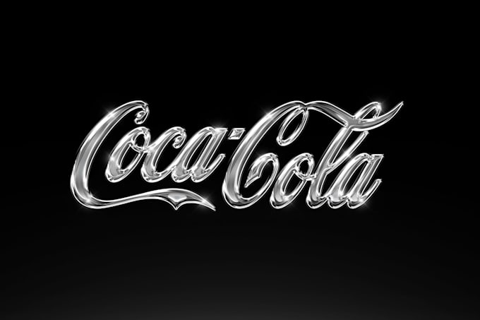 convert your logo or text into a 3d chrome metallic